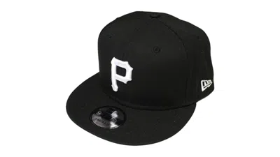 Pre-owned New Era Men's  9fifty Mlb Pittsburgh Pirates Snapback Cap In Black & White
