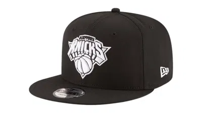 Pre-owned New Era Men's  9fifty Nba Ny Knicks Snapback Cap In Black