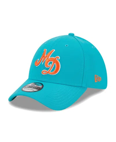 New Era Men's  Aqua Miami Dolphins City Originals 39thirty Flex Hat