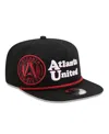 New Era Men's  Black Atlanta United Fc Heritage The Golfer Snapback Hat In Black