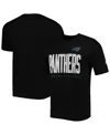 New Era Men's  Black Carolina Panthers Combine Authentic Training Huddle Up T-shirt In Black