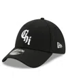 New Era Men's  Black Chicago White Sox City Connect 9twenty Adjustable Hat In Black