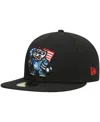 New Era Men's  Black Rocket City Trash Pandas Authentic Collection Team Alternate 59fifty Fitted Hat In Black