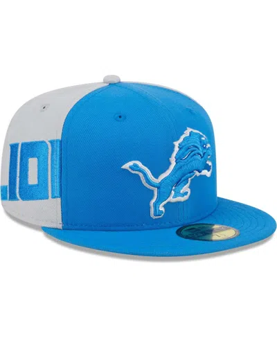 NEW ERA MEN'S NEW ERA BLUE DETROIT LIONS GAMEDAY 59FIFTY FITTED HAT