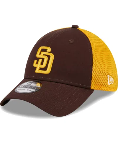 New Era Men's  Brown San Diego Padres Team Neo 39thirty Flex Hat