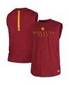 New Era Men's  Burgundy Washington Commanders Team Muscle Tank Top In Burgundy