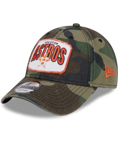 New Era Men's  Camo Houston Astros Gameday 9forty Adjustable Hat
