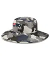 New Era Men's  Camo New England Patriots 2022 Nfl Training Camp Official Panama Bucket Hat In Camo
