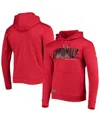 New Era Men's  Cardinal Arizona Cardinals Combine Authentic Hard Hash Pullover Hoodie In Cardinal