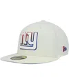 New Era Men's  Cream New York Giants Chrome Dim 59fifty Fitted Hat In Cream