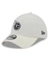 New Era Men's  Cream Tennessee Titans Chrome Collection 39thirty Flex Hat In Cream