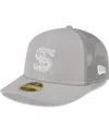 New Era Men's  Gray Chicago White Sox 2023 On-field Batting Practice Low Profile 59fifty Fitted Hat In Gray