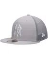New Era Men's  Gray New York Yankees 2023 On-field Batting Practice 9fifty Snapback Hat In Gray