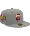 New Era Men's  Gray San Francisco Giants Color Pack 59fifty Fitted Hat In Gray