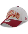 New Era Men's  Gray, Wine Cleveland Cavaliers Tip-off Two-tone 59fifty Fitted Hat In Gray,wine