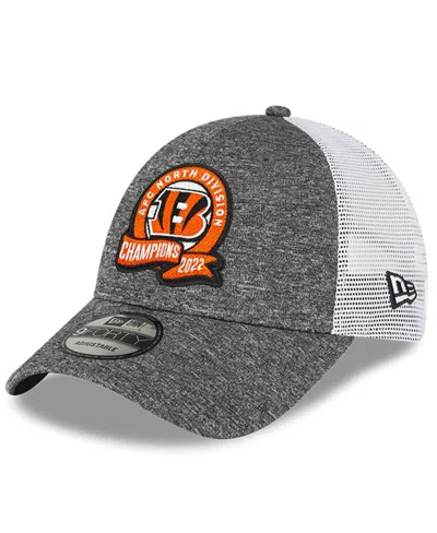 New Era Men's  Heather Gray Cincinnati Bengals 2022 Afc North Division Champions Locker Room 9forty A
