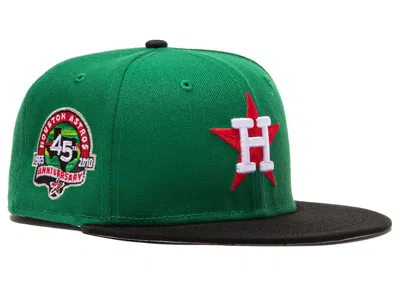 Pre-owned New Era Men's  Houston Astros Beer Pack 45th Anniversary Patch Hat Club Exclusive 59fifty Fitted Hat