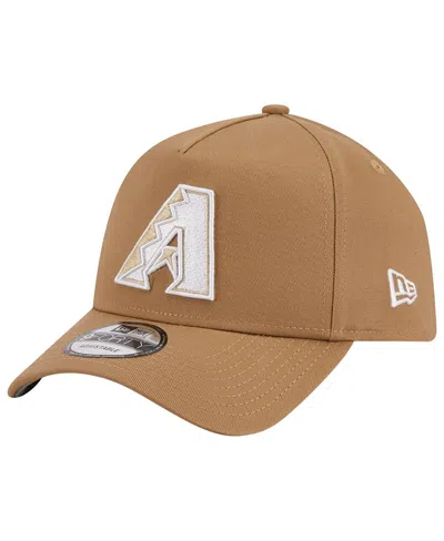 New Era Men's  Khaki Arizona Diamondbacks A-frame 9forty Adjustable Hat
