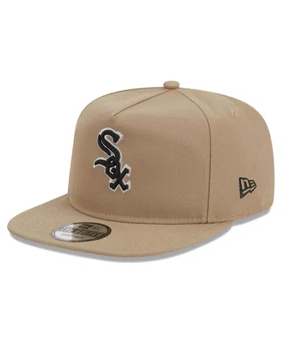 New Era Men's  Khaki Chicago White Sox Golfer Adjustable Hat