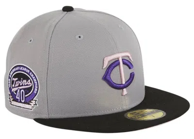 Pre-owned New Era Men's  Minnesota Twins Fuji 40th Anniversary Patch Hat Club Exclusive 59fifty Fitted Hat In G In Multi