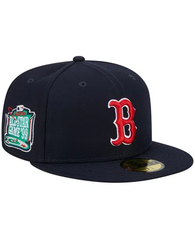 New Era Men's  Navy Boston Red Sox 1999 All Star Game Team Color 59fifty Fitted Hat