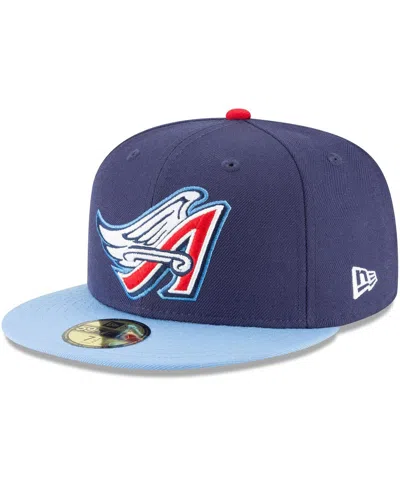 New Era Men's  Navy California Angels Cooperstown Collection Wool 59fifty Fitted Hat