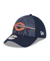 New Era Men's  Navy Chicago Bears 2023 Nfl Training Camp Primary Logo 39thirty Flex Fit Hat In Navy