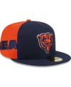 NEW ERA MEN'S NEW ERA NAVY CHICAGO BEARS GAMEDAY 59FIFTY FITTED HAT