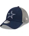 New Era Men's  Navy, Graphite Dallas Cowboys Retro Joe Main Neo 39thirty Flex Hat In Navy,graphite