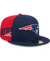 NEW ERA MEN'S NEW ERA NAVY NEW ENGLAND PATRIOTS GAMEDAY 59FIFTY FITTED HAT