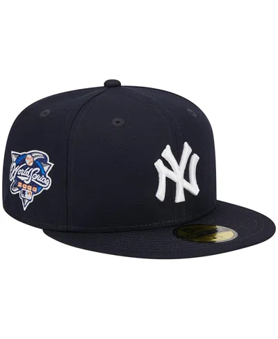 New Era Men's  Navy New York Yankees 2000 World Series Team Color 59fifty Fitted Hat