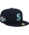 New Era Men's  Navy Seattle Mariners 2001 Mlb All-star Game Side Patch 9fifty Snapback Hat In Navy