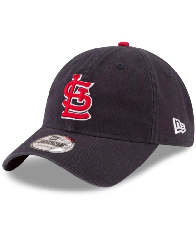 New Era Men's  Navy St. Louis Cardinals Replica Core Classic 9twenty Adjustable Hat In Navy/red