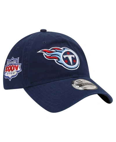 New Era Men's  Navy Tennessee Titans Distinct 9twenty Adjustable Hat
