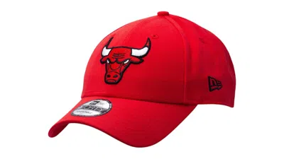 Pre-owned New Era Men's  Nba Chicago Bulls The League 9forty Adjustable Cap In Red