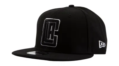 Pre-owned New Era Men's  Nba Los Angeles Clippers 9fifty Snapback Cap In Black