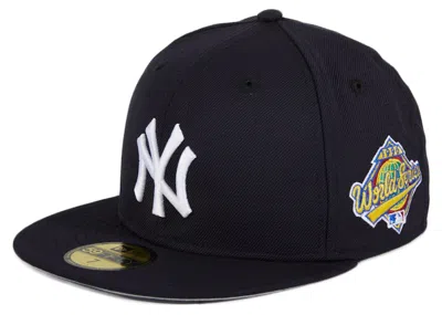 Pre-owned New Era Men's  New York Yankees 1996 World Series Patch 59fifty Fitted Hat In Navy Blue
