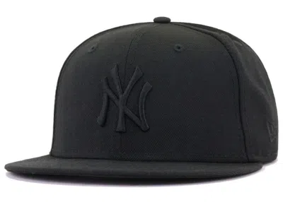 Pre-owned New Era Men's  New York Yankees 59fifty Fitted Hat In Black/grey Undervisor In Multi