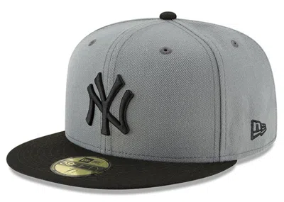 Pre-owned New Era Men's  New York Yankees Fitted 59fifty Fitted Hat In Dark Gray/black