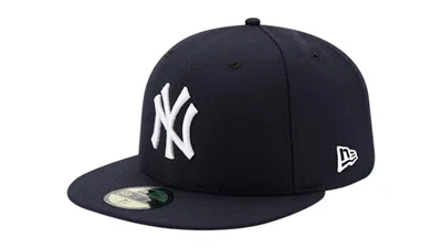 Pre-owned New Era Men's  New York Yankees Mlb Authentic Collection 59fifty Cap In Navy Blue
