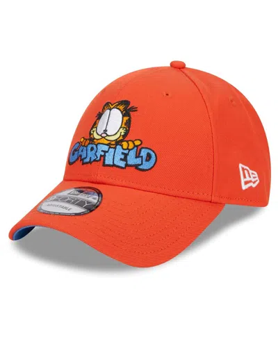 New Era Men's  Orange Garfield 9forty Adjustable Hat