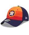 New Era Orange Houston Astros 2024 Batting Practice Low Profile 59fifty Fitted Hat In Orange