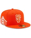 New Era Men's  Orange San Francisco Giants City Connect 9fifty Snapback Adjustable Hat In Orange
