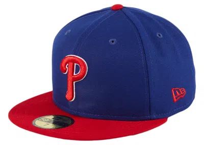 Pre-owned New Era Men's  Philadelphia Phillies Onfield Alternate Authentic Collection 59fifty Fitted Hat In Roy