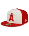 New Era Men's  Red Los Angeles Angels City Connect 9fifty Snapback Adjustable Hat In Red