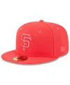 New Era Men's  Red San Francisco Giants 2023 Spring Color Basic 59fifty Fitted Hat In Red