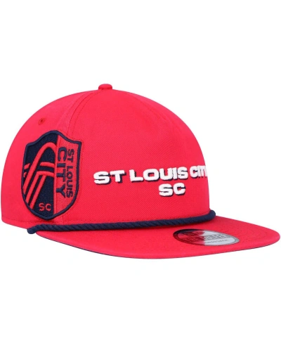 New Era Men's  Red St. Louis City Sc Heritage The Golfer Snapback Hat