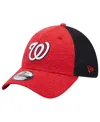 New Era Men's  Red Washington Nationals Shadow Neo 39thirty Flex Hat In Red