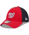 New Era Men's  Red Washington Nationals Shadow Neo 39thirty Flex Hat In Red