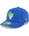 New Era Royal Los Angeles Rams Omaha Low Profile 59fifty Fitted Team Hat In Royal
